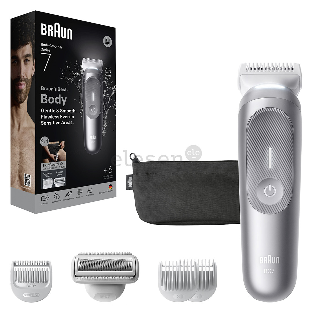 Braun Body Groomer Series 7, silver - Body groomer