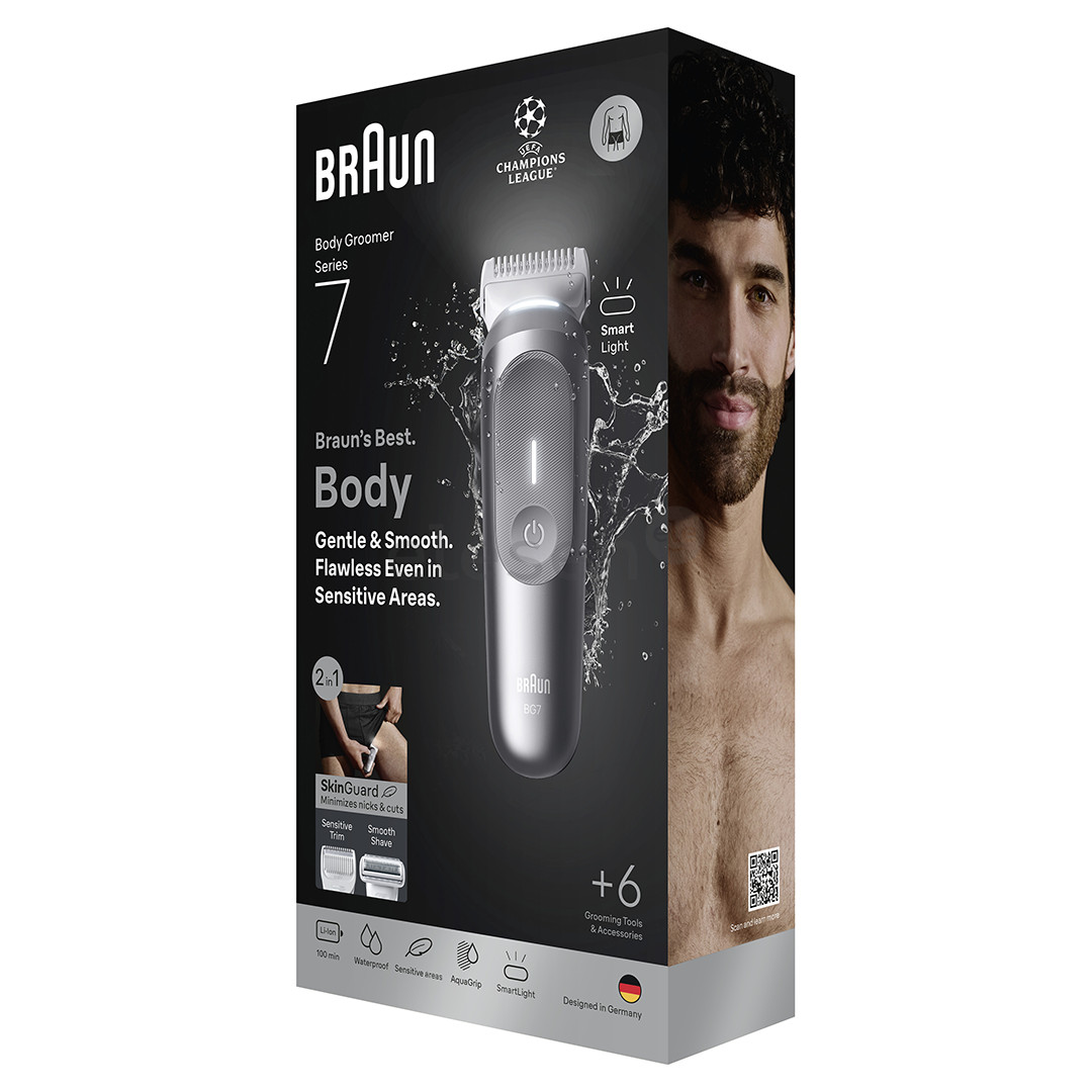 Braun Body Groomer Series 7, silver - Body groomer