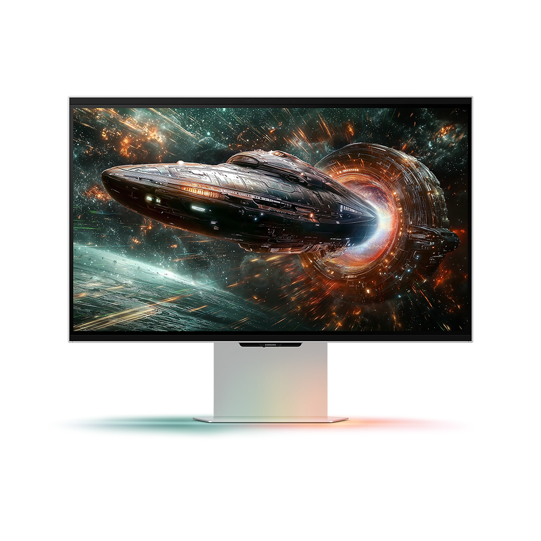 Samsung Odyssey 3D G90XF, 27'', 4K UHD, IPS, 165 Гц, серебристый - Монитор