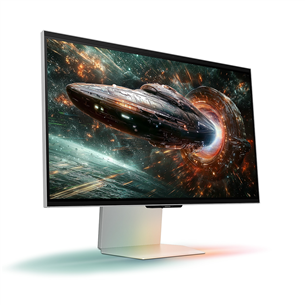 Samsung Odyssey 3D G90XF, 27'', 4K UHD, IPS, 165 Гц, серебристый - Монитор