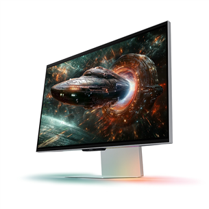 Samsung Odyssey 3D G90XF, 27'', 4K UHD, IPS, 165 Гц, серебристый - Монитор