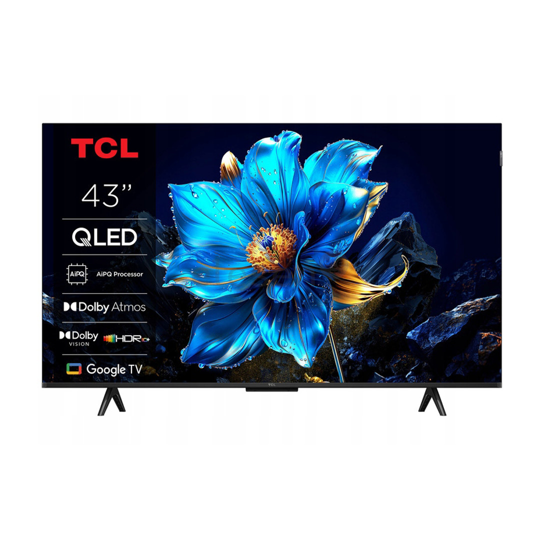 TCL P79K, 43'', 4K UHD, QLED, juodas - Televizorius