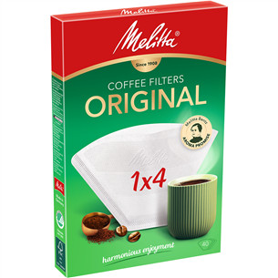 Melitta 0.1000.02, 40 vnt. - Kavos filtras
