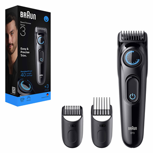 Braun Beard Trimmer Series 3, juoda - Barzdaskutė