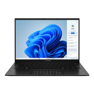 Asus Zenbook 14 OLED, 14'', OLED, Ryzen 7, 16 GB, 1 TB, ENG, jade black - Notebook UM3406HA-QD144W