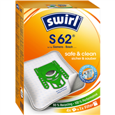 Dulkių siurblių maišeliai Swirl Micropor S 62, 4vnt Prekė - S62MNEW