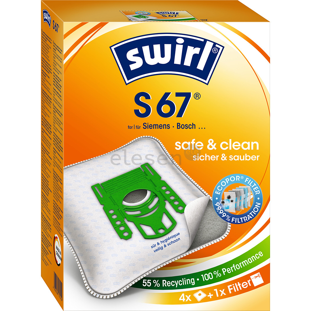 Swirl, 4 pcs - Dust bags