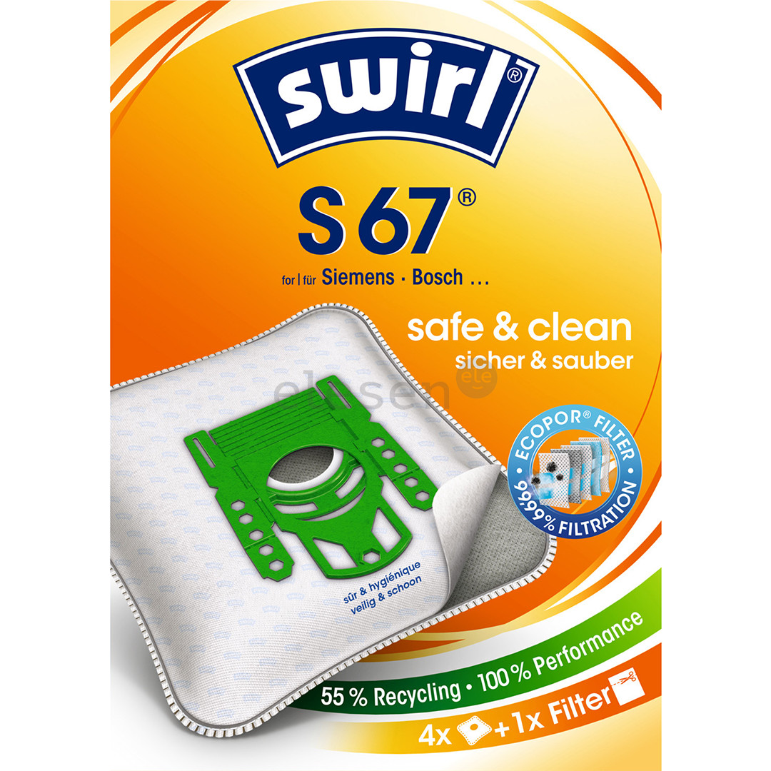 Swirl, 4 pcs - Dust bags