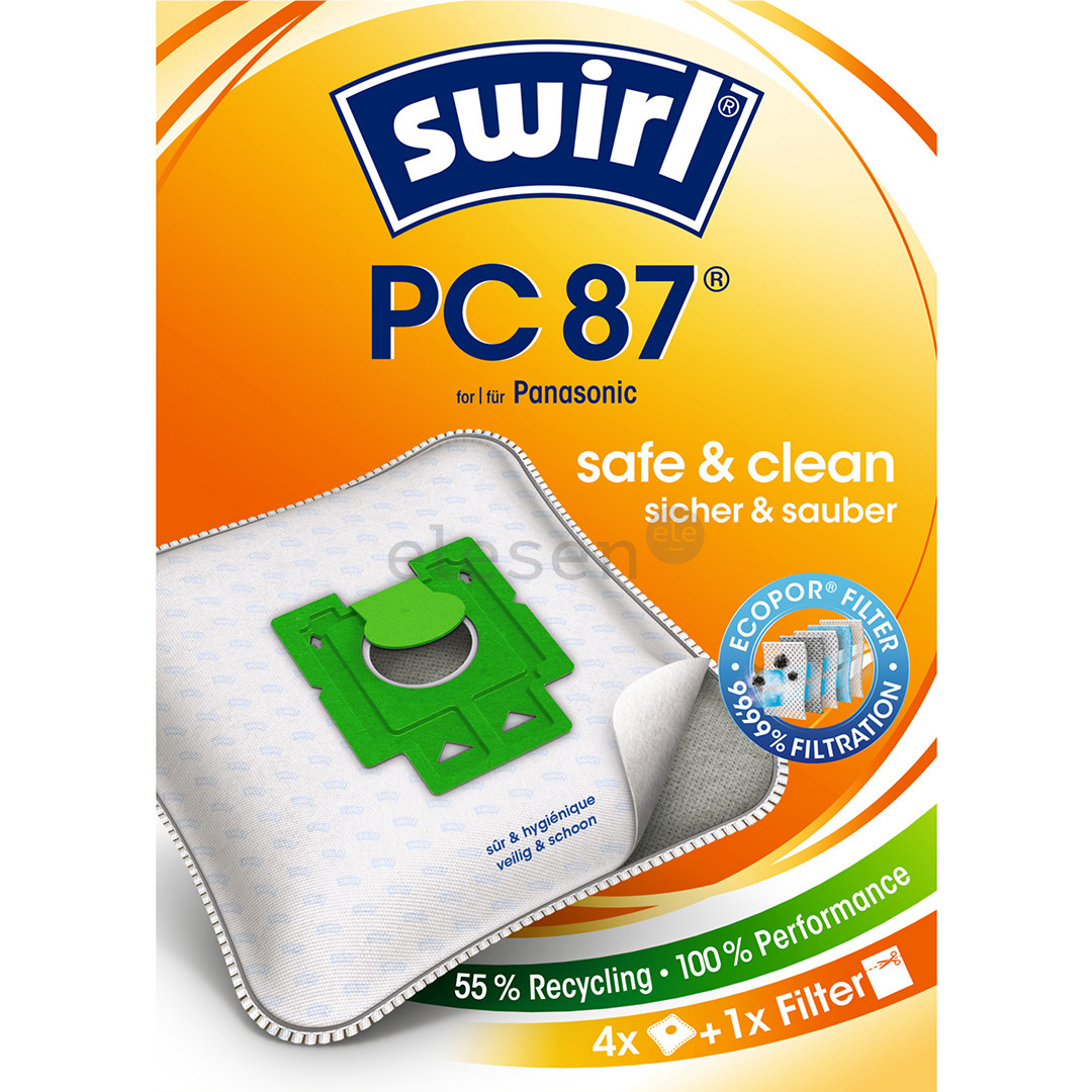 Swirl, 4 pcs - Dust bags