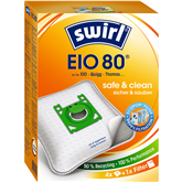 Dulkių siurblių maišeliai Swirl Micropor EIO 80, 4vnt Prekė - EIO80MNEW