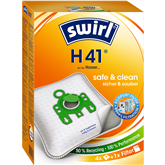 Dulkių siurblių maišeliai Swirl Micropor H 41, 4vnt Prekė - H41MNEW