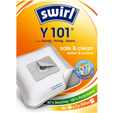 Dulkių siurblių maišeliai Swirl Micropor Y 101, 4vnt Prekė - Y101MNEW