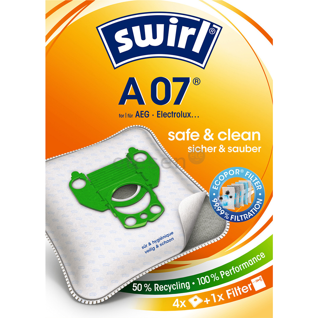 Swirl, 4 pieces - Dust bags