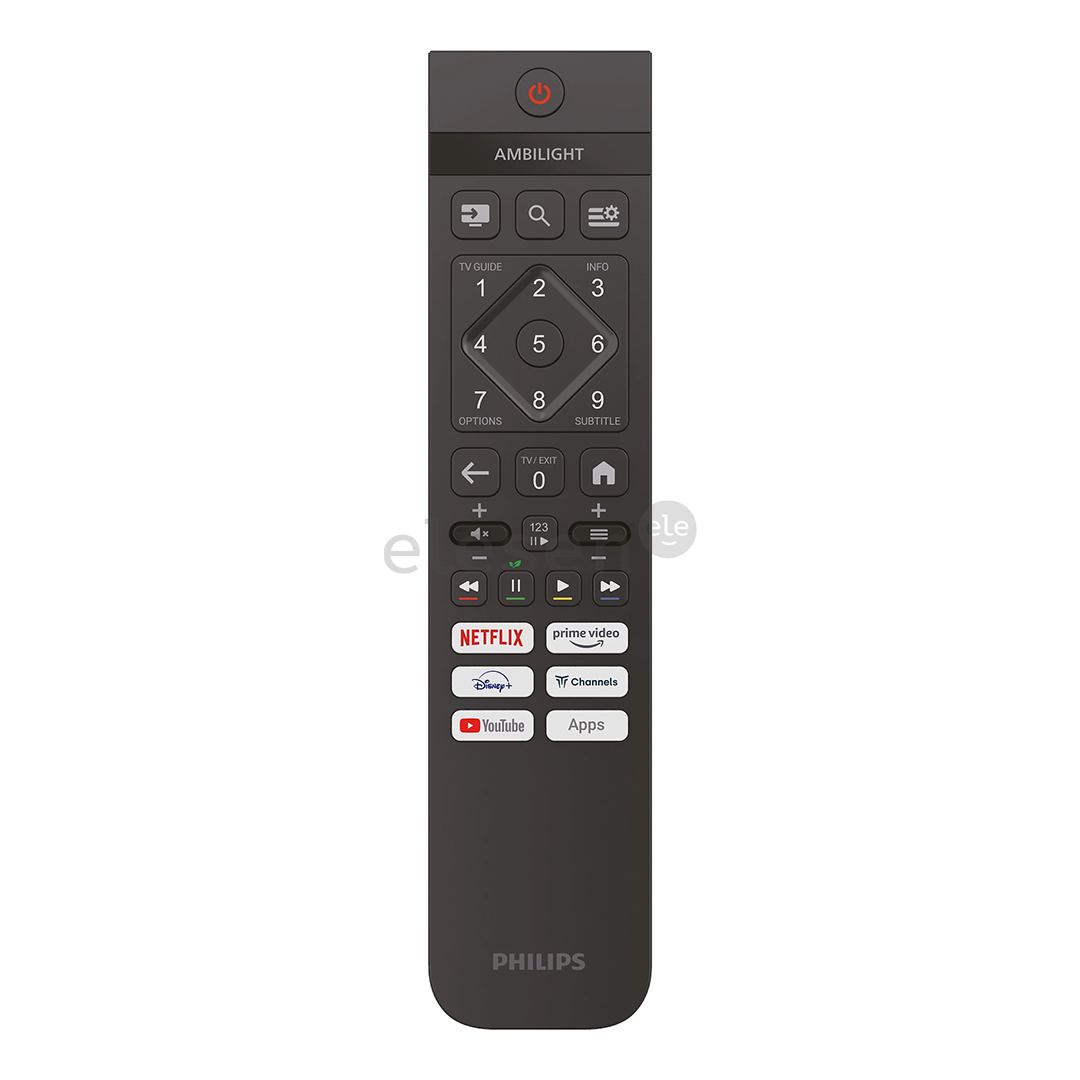 Philips PUS7810, 65'', 4K UHD, QLED, matte black - TV