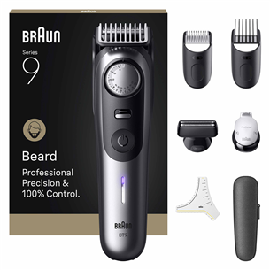 Braun Series 9, pilka/juoda - Barzdaskutė BT9520