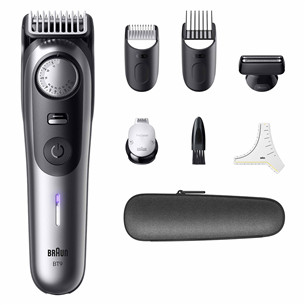 Braun Series 9, grey/black - Beard trimmer