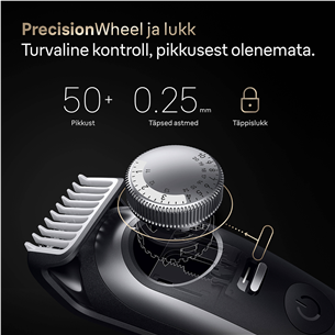 Braun Series 9, pilka/juoda - Barzdaskutė