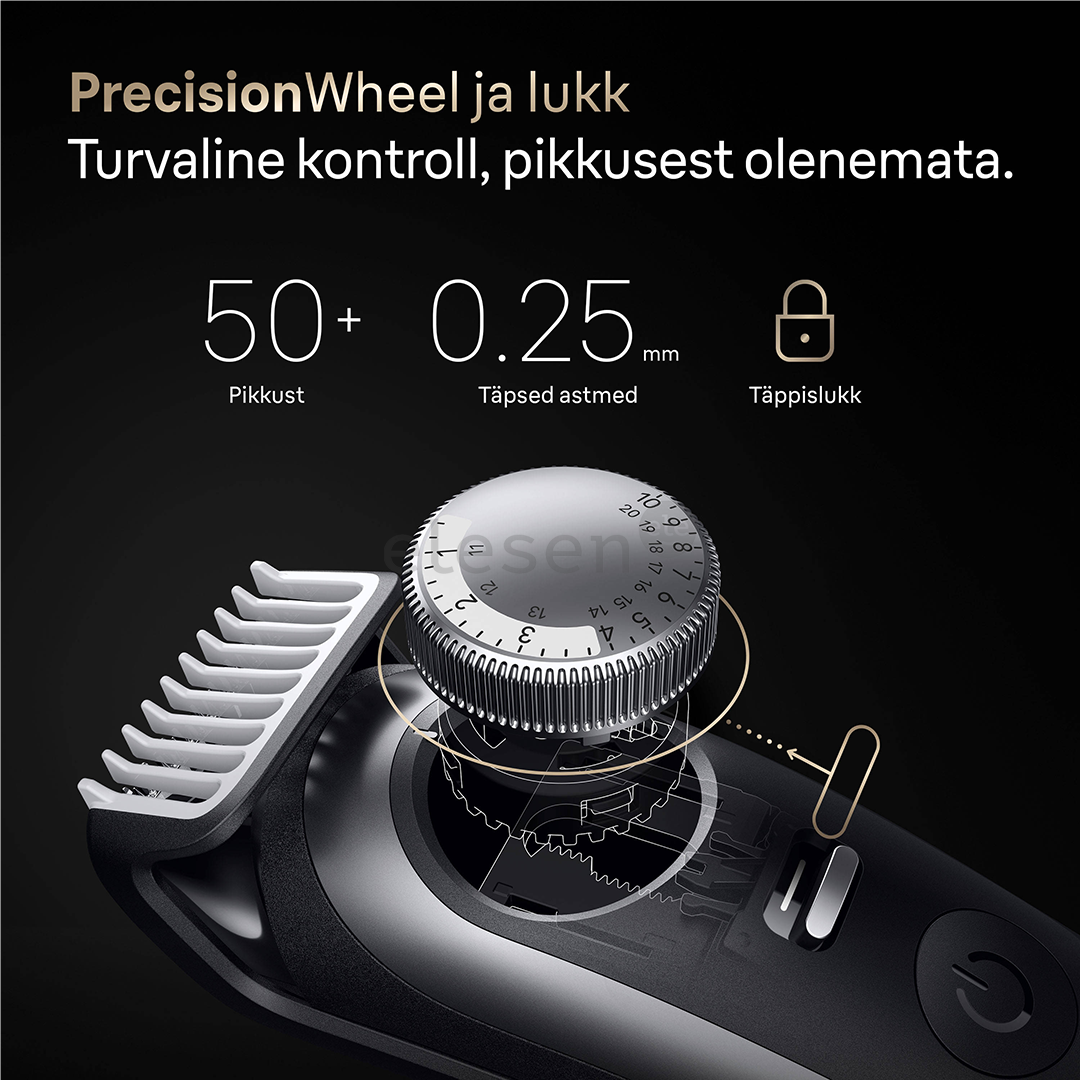 Braun Series 9, pilka/juoda - Barzdaskutė