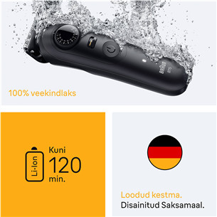 Braun Series 5, black - Beard trimmer