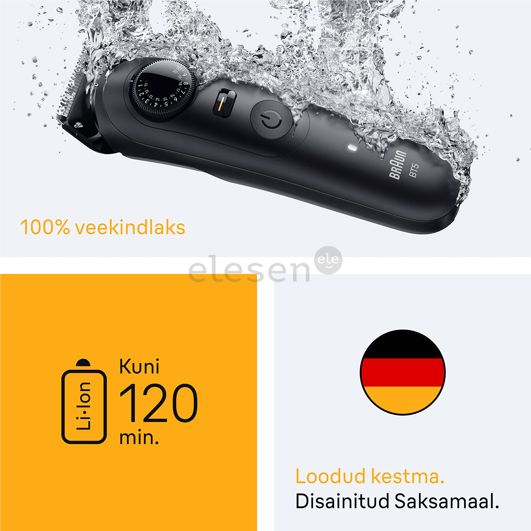 Braun Series 5, juoda - Barzdaskutė