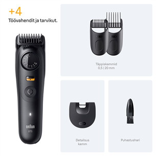 Braun Series 5, black - Beard trimmer