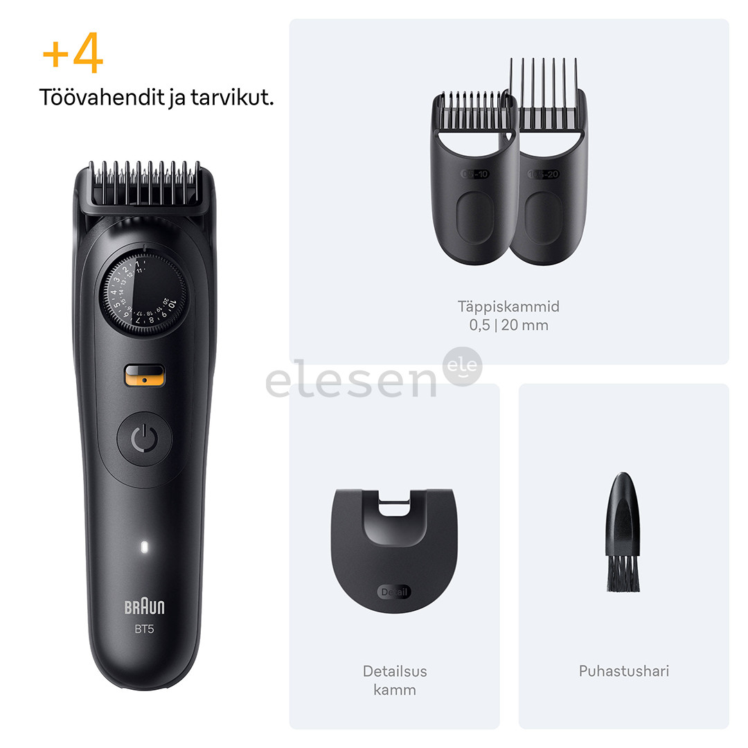 Braun Series 5, black - Beard trimmer