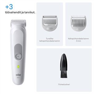 Braun Series 3, белый - Триммер