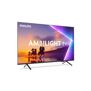Philips PUS8510, 43'', 4K UHD, QLED, matte black - TV