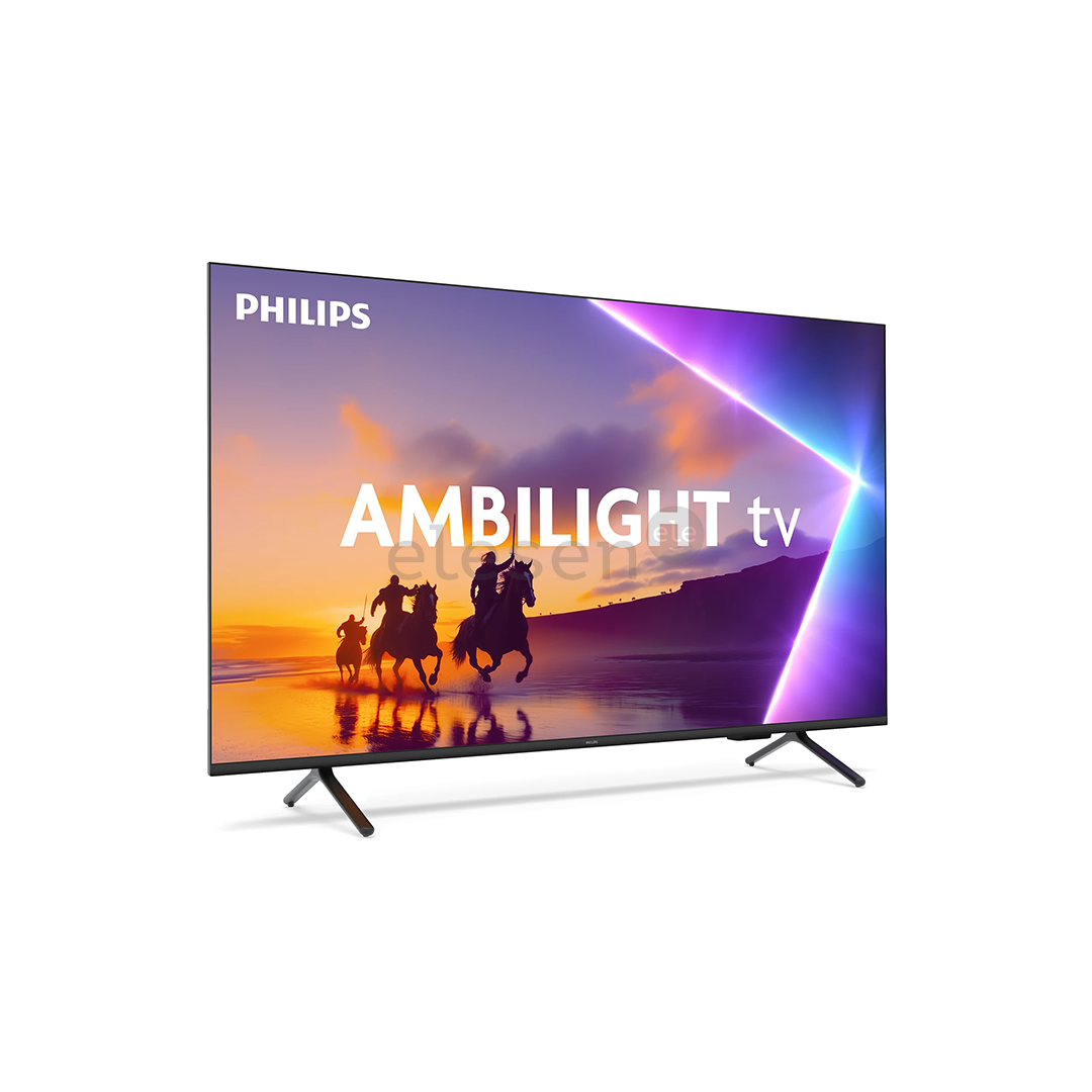 Philips PUS8510, 43'', 4K UHD, QLED, matte black - TV