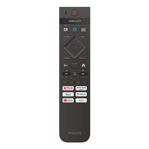 Philips PUS8510, 43'', 4K UHD, QLED, matte black - TV