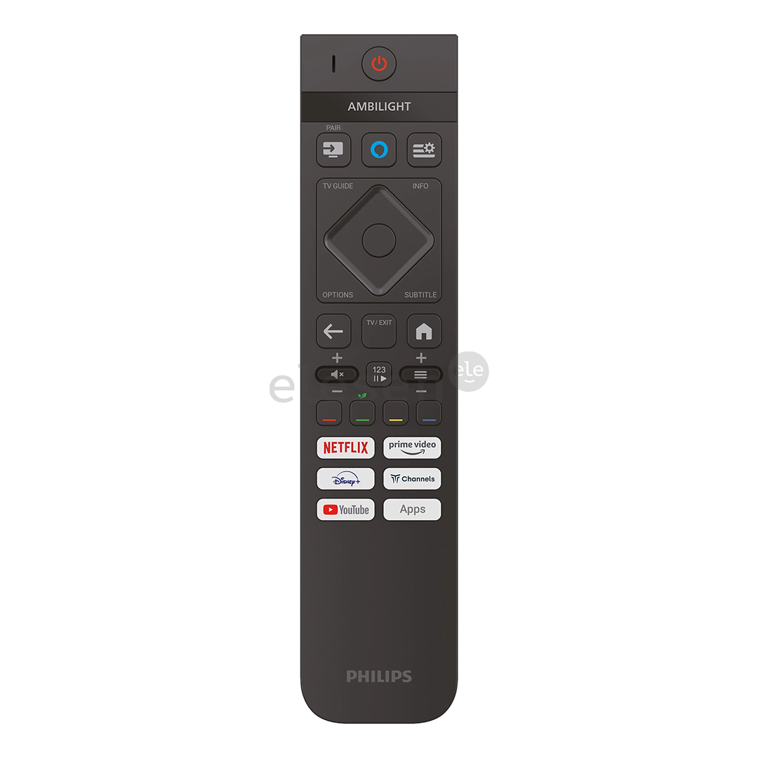 Philips PUS8510, 43'', 4K UHD, QLED, matte black - TV