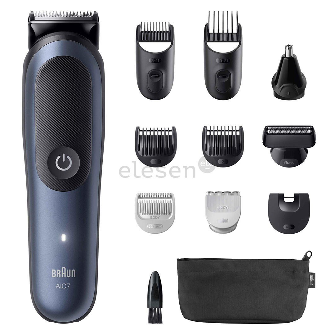 Braun Series 7, 11-in-1, tamsiai mėlyna - Plaukų kirpimo mašinėlė