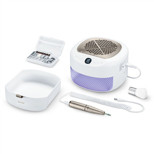 Beurer StudioNails Pro, 3 в 1, белый - Набор для маникюра и педикюра MP200