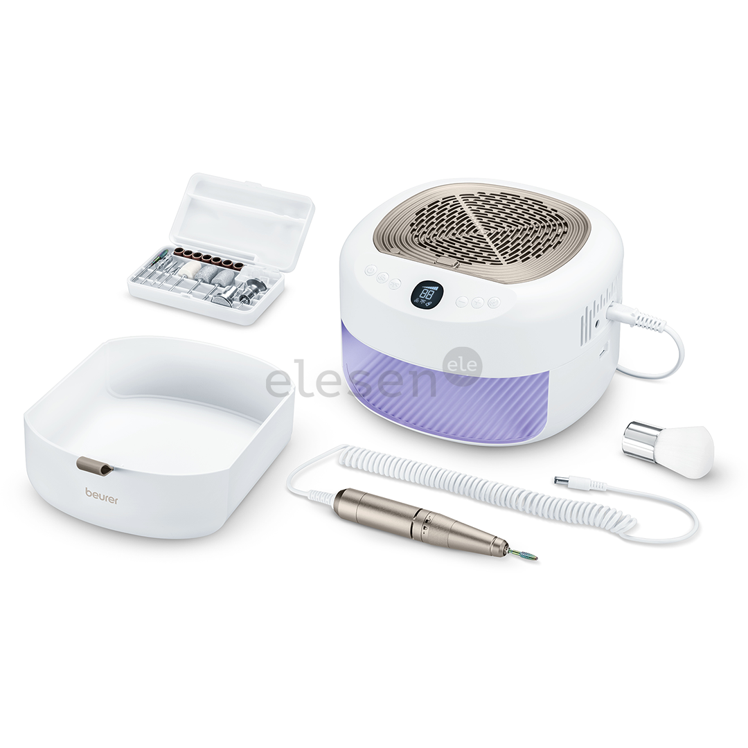 Beurer StudioNails Pro, 3-in-1, baltas - Manikiūro/pedikiūro rinkinys
