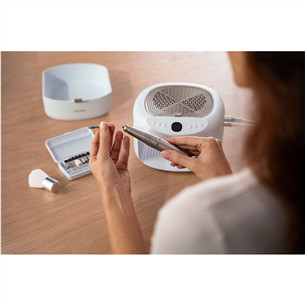 Beurer StudioNails Pro, 3 в 1, белый - Набор для маникюра и педикюра