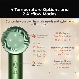 Dreame Hair Glory Master, green - Hair dryer