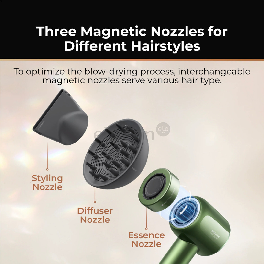 Dreame Hair Glory Master, green - Hair dryer