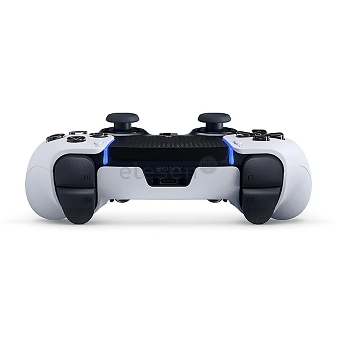 Sony DualSense Edge, PlayStation 5, baltas - Belaidis žaidimų pultelis