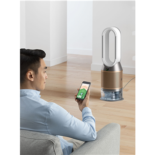 Dyson Purifier Humidify+Cool PH2 De-NOx, baltas/aukso spalvos - Oro valytuvas