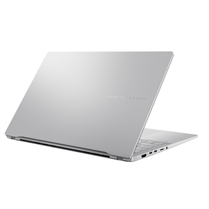 Asus Vivobook S 15 OLED, 15,6'', 120 Hz, OLED, 3K, X Elite, 32 GB, 1 TB, Copilot+, sidabrinis - Nešiojamas kompiuteris