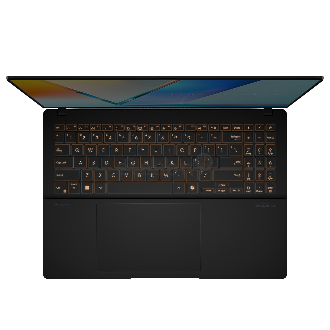 Asus Vivobook S 16 OLED, 16'', 3.2K, 120 Hz, OLED, Ryzen 7, 16 GB, 1 TB, juodas - Nešiojamasis kompiuteris