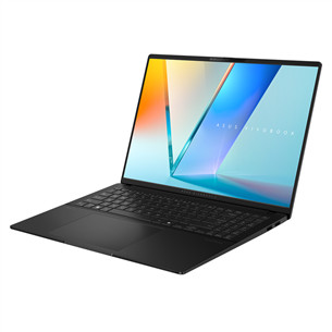 Asus Vivobook S 16 OLED, 16'', 3.2K, 120 Hz, OLED, Ryzen 7, 16 GB, 1 TB, juodas - Nešiojamasis kompiuteris