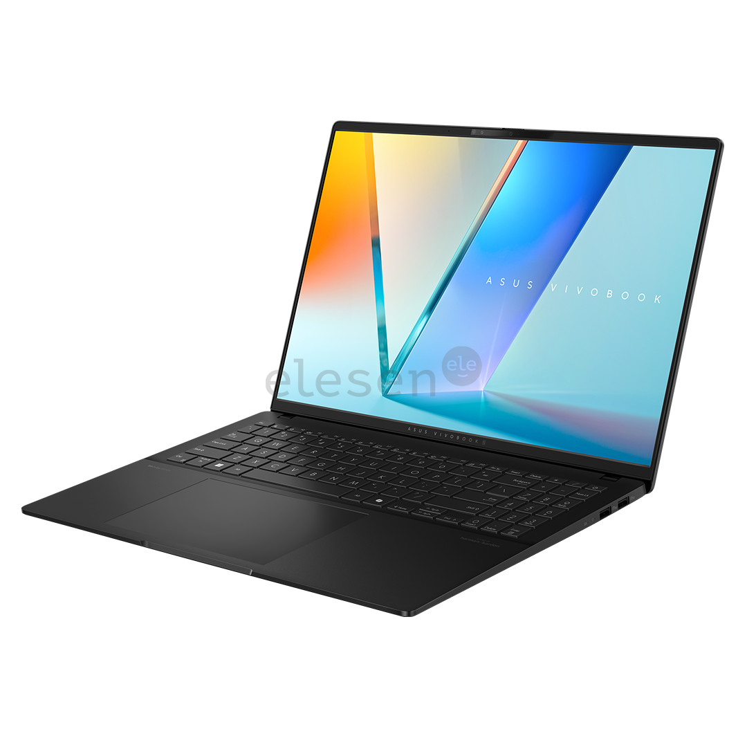 Asus Vivobook S 16 OLED, 16'', 3.2K, 120 Hz, OLED, Ryzen 7, 16 GB, 1 TB, juodas - Nešiojamasis kompiuteris