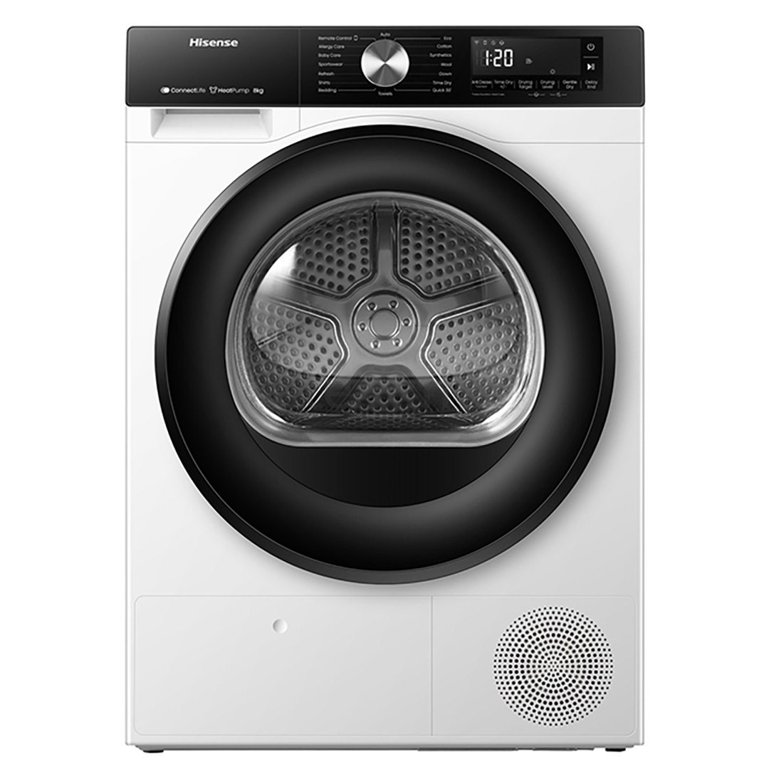Hisense, 8 kg, depth 55 cm - Clothes dryer