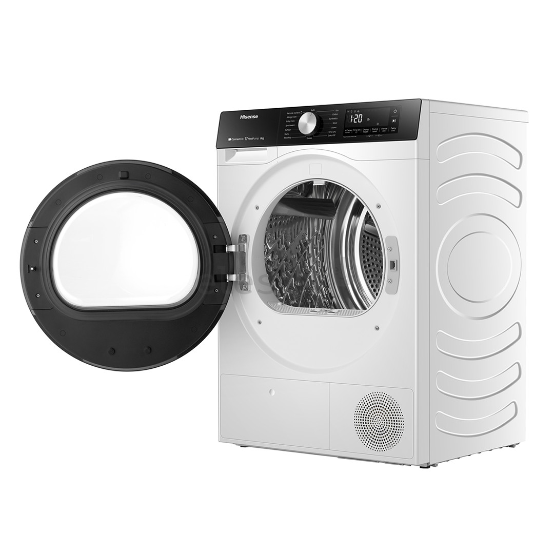 Hisense, 8 kg, depth 55 cm - Clothes dryer