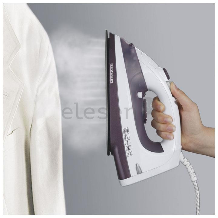 Severin, 2500 W, white/purple - Steam iron Item - BA3210