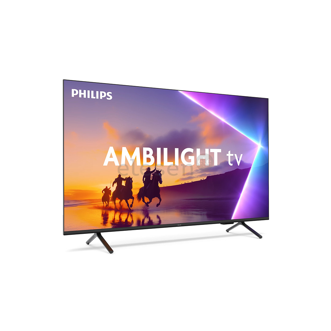 Philips PUS8510, 65'', 4K UHD, QLED, juodas - Televizorius
