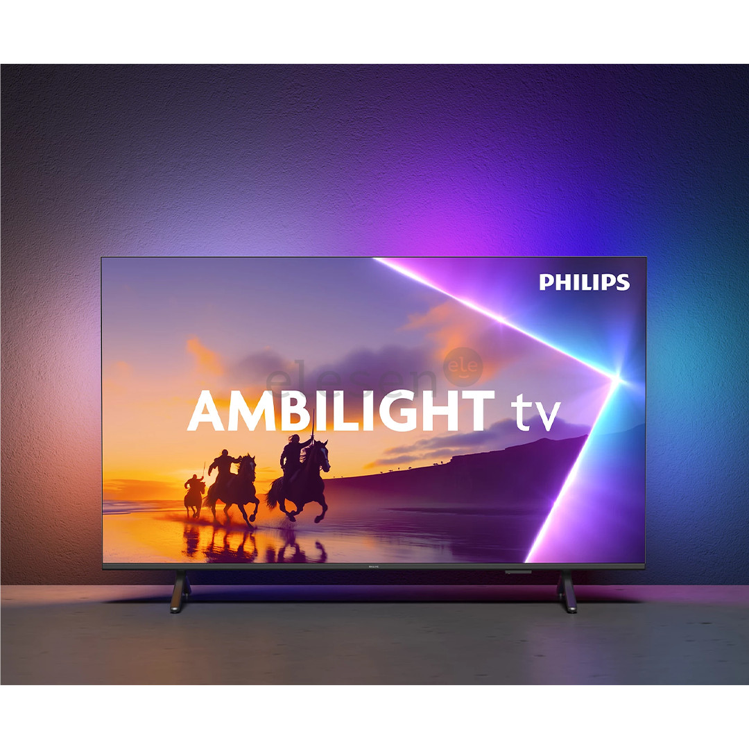 Philips PUS8510, 65'', 4K UHD, QLED, juodas - Televizorius