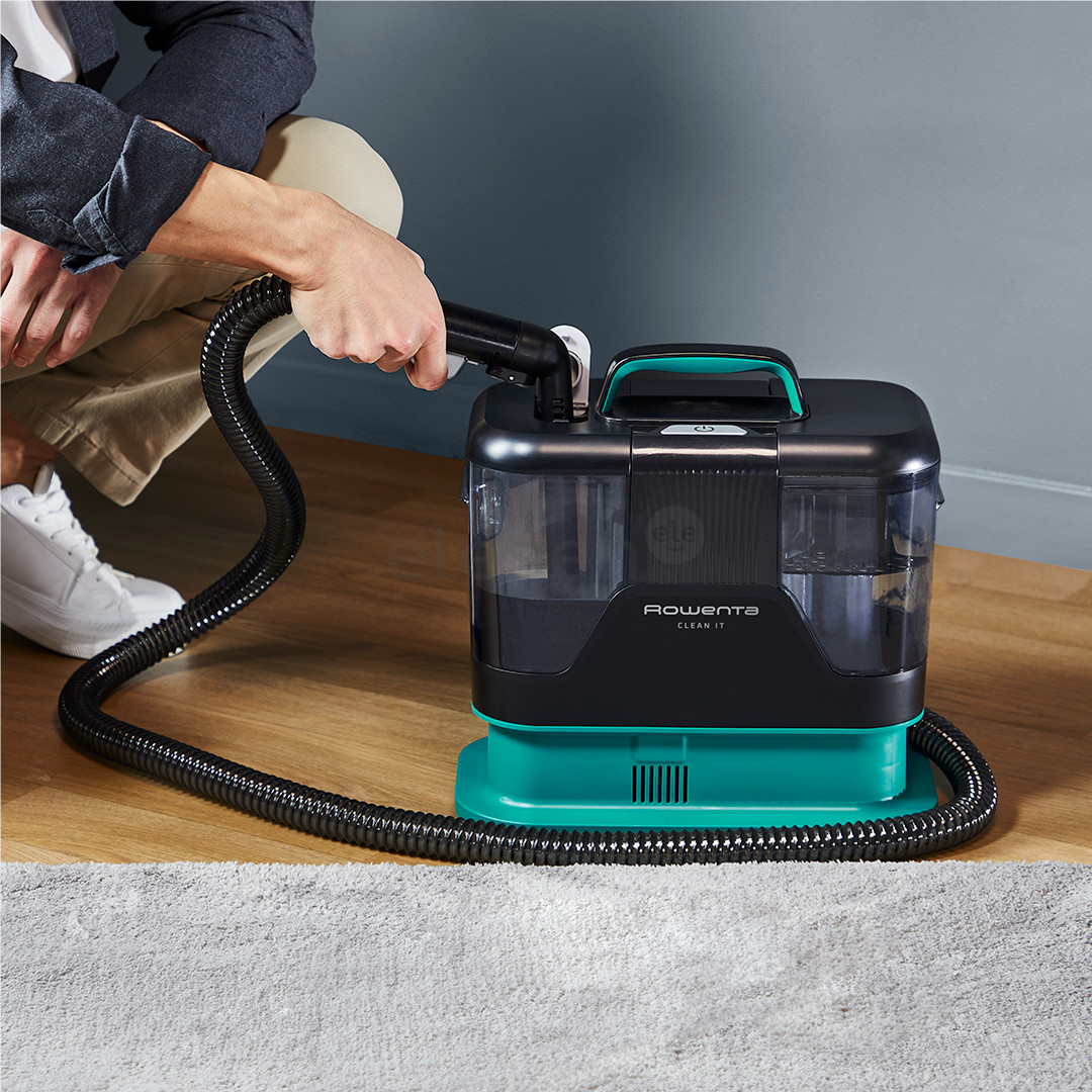 Rowenta Clean It, black/green - Carpet cleaner