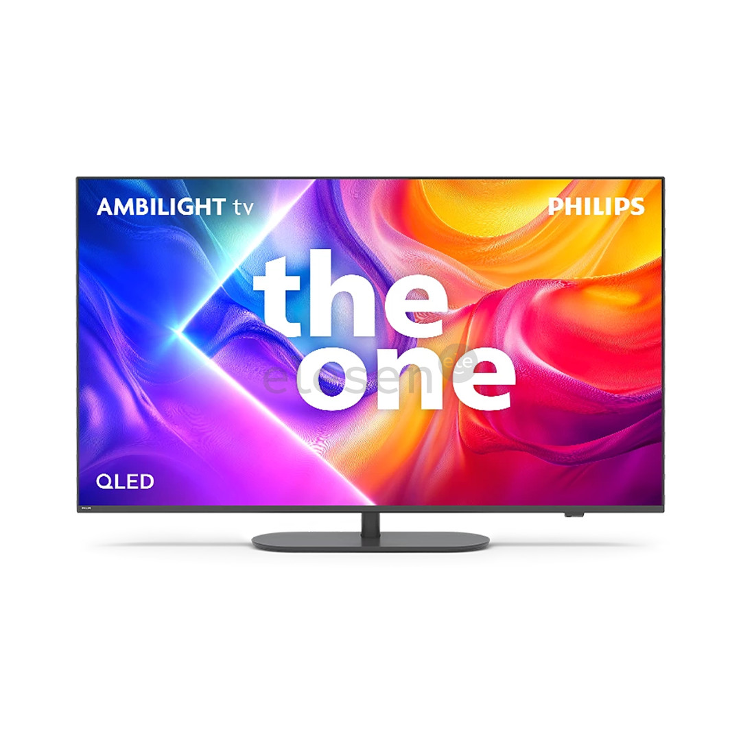 Philips The One PUS9010, 55'', 4K UHD, QLED, черный - Телевизор
